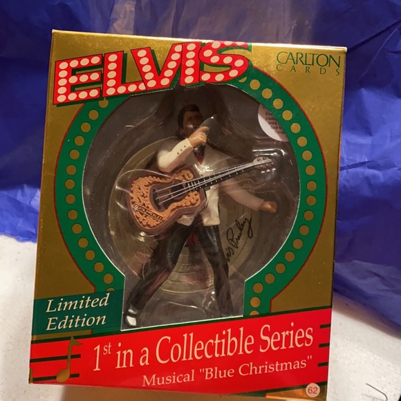 Carlton Cards Other - Limited Edition Elvis Presley 1st in series 1995 Musical Christmas Ornament